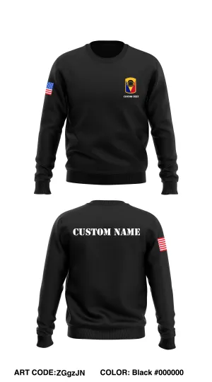 CUSTOM 53rd Brigade Core Men's Crewneck Performance Sweatshirt - ZGgzJN