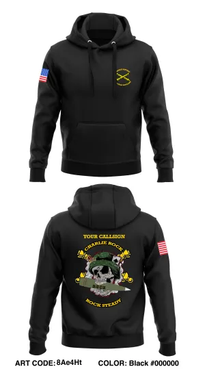 CUSTOM - C-BTRY, 1-82FAR Store 1  Core Men's Hooded Performance Sweatshirt - 8Ae4Ht