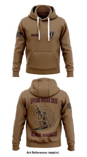 CUSTOM Charlie Troop, 3-71 CAV Store 1  Core Men's Hooded Performance Sweatshirt - rnmzYc
