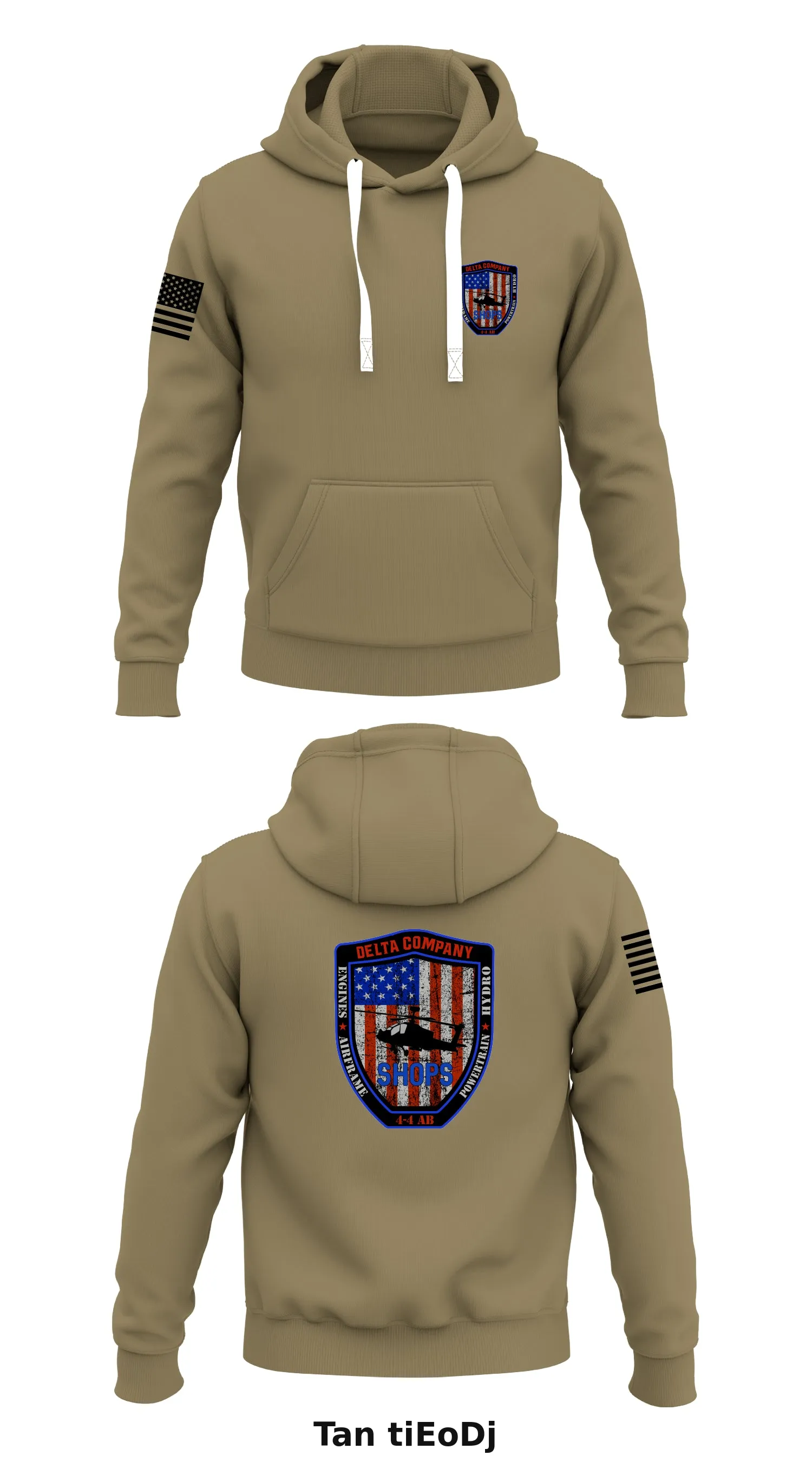 D. Co, 4-4 AB, 4th CAB Store 1  Core Men's Hooded Performance Sweatshirt - tiEoDj