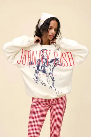 DAYDREAMER - JOHNNY CASH WILDERNESS BOYFRIEND SWEATSHIRT
