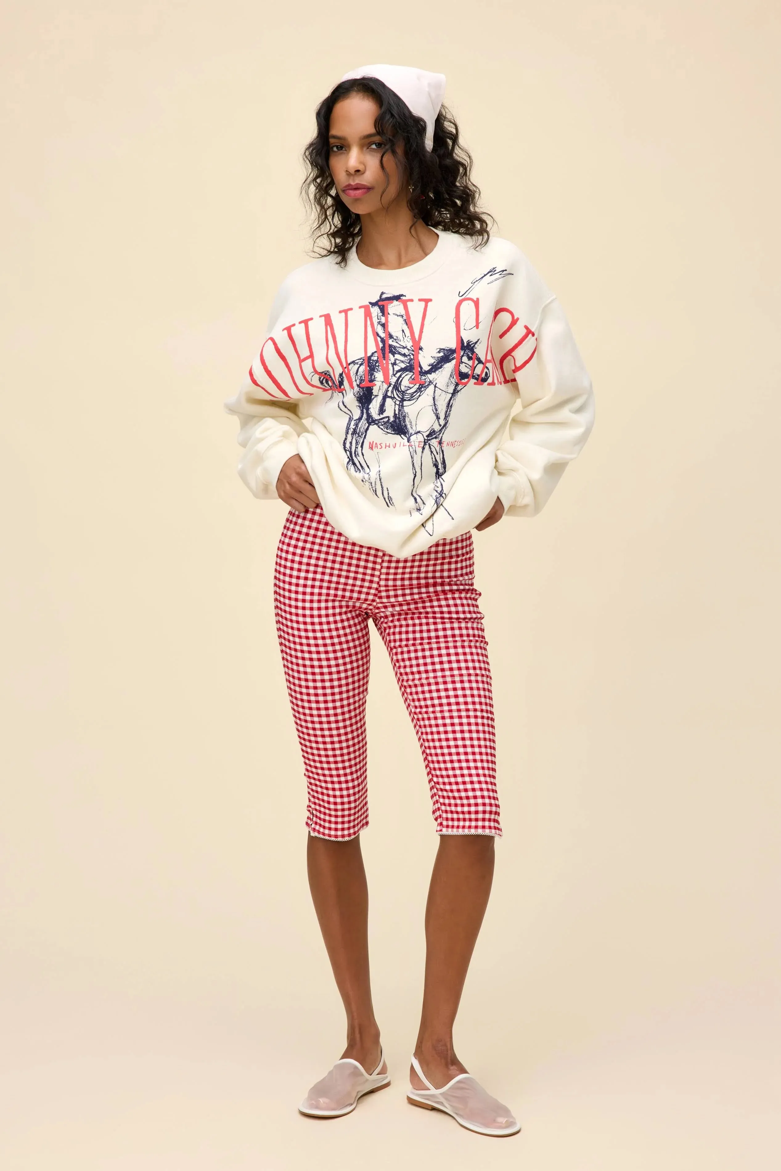 DAYDREAMER - JOHNNY CASH WILDERNESS BOYFRIEND SWEATSHIRT
