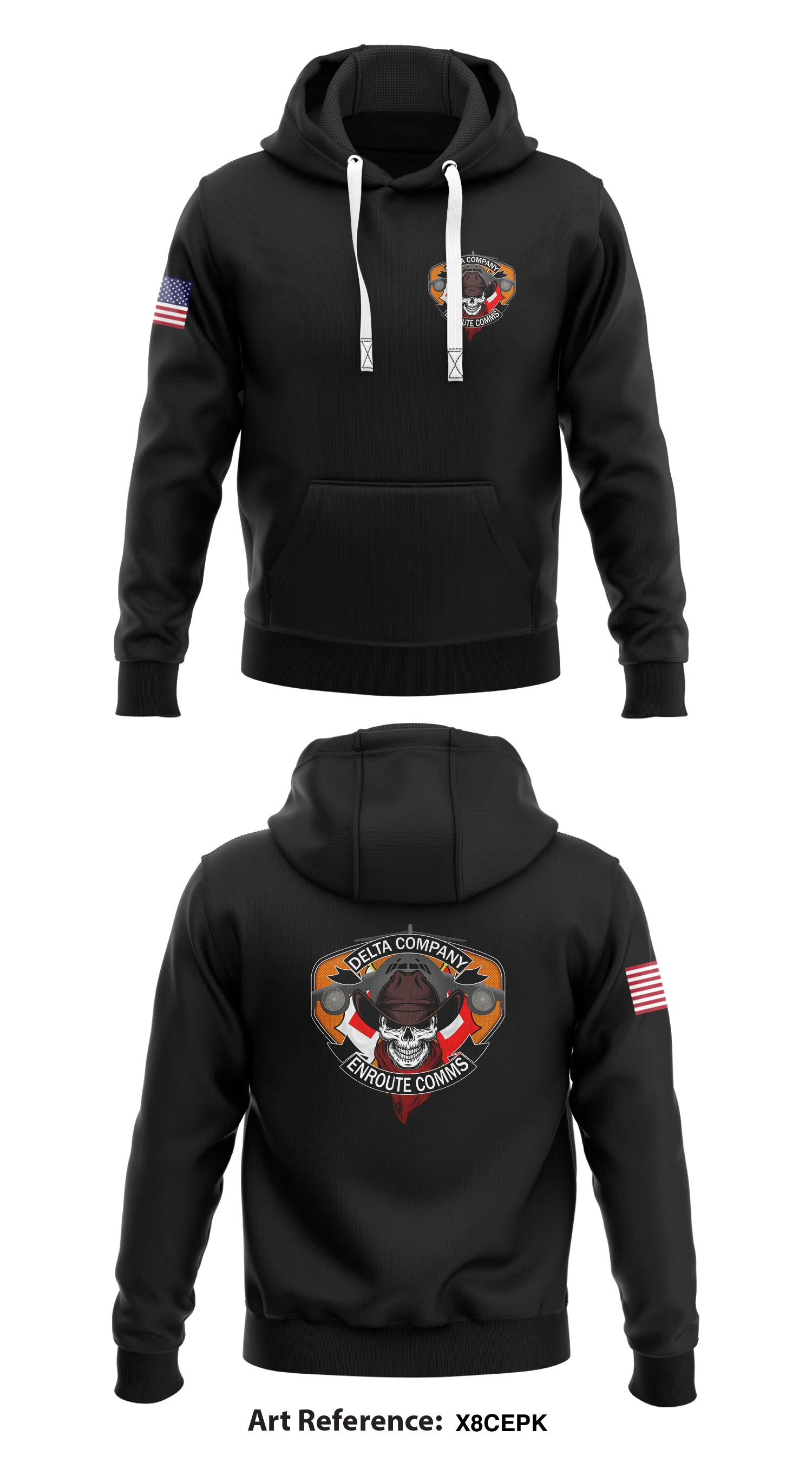 Delta Company 5th Store 1 Core Men's Hooded Performance Sweatshirt - x8CEpK