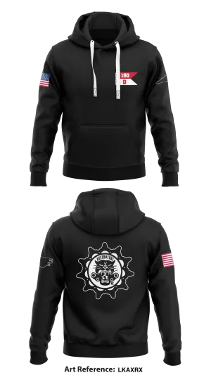Delta Troop 1/15th ARS  Core Men's Hooded Performance Sweatshirt - LKAXRx