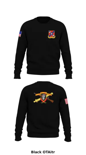 DET 4, HHB, 1-134th FAR Store 1 Core Men's Crewneck Performance Sweatshirt - OTAitr