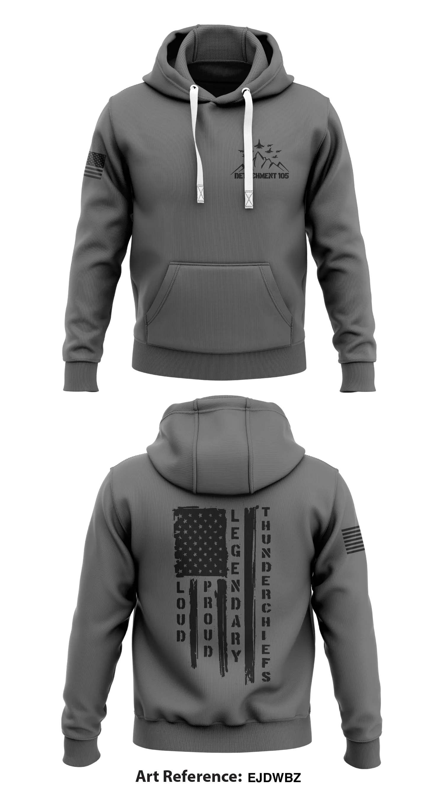 Detachment 15 Thunderchiefs Store 1  Core Men's Hooded Performance Sweatshirt - ejdwBZ