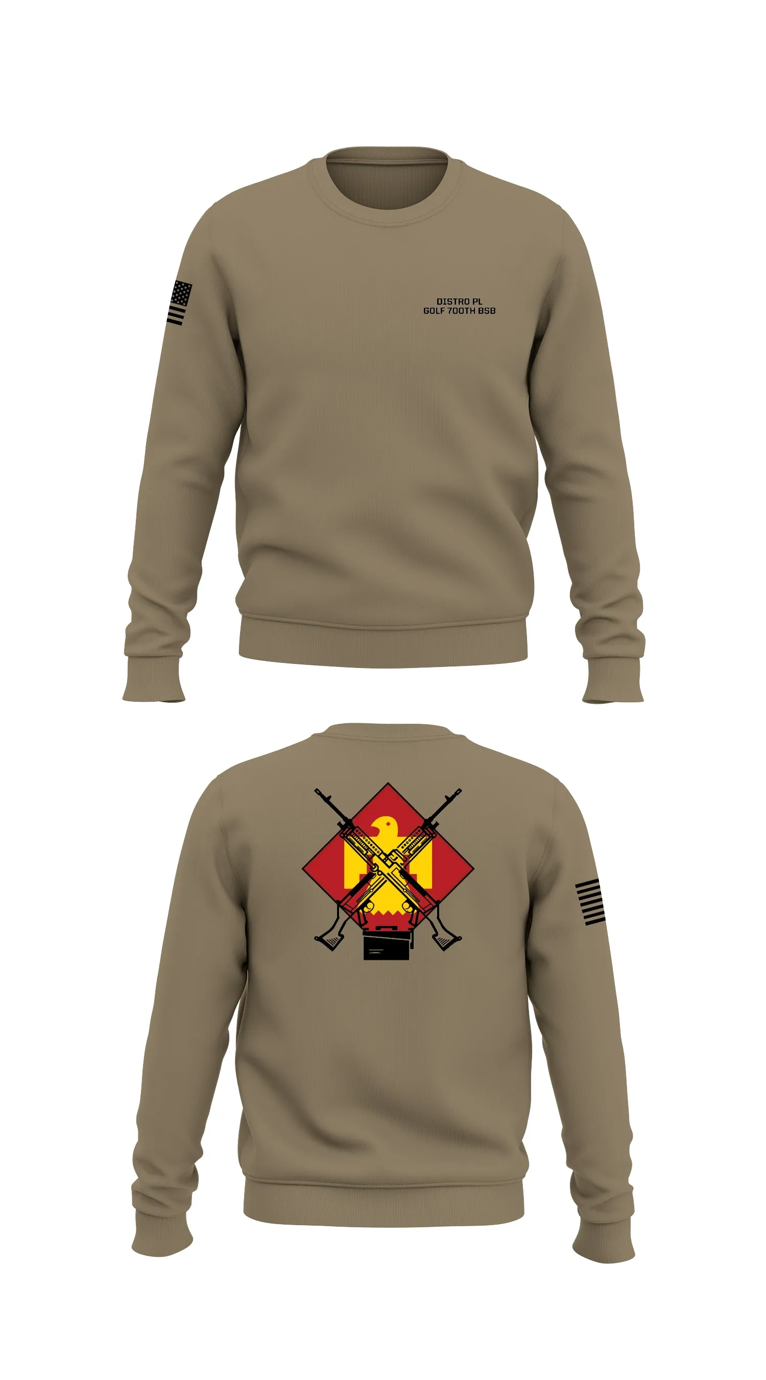 Distro Pl Golf 700th BSB  Store 1 Core Men's Crewneck Performance Sweatshirt - 47958341476