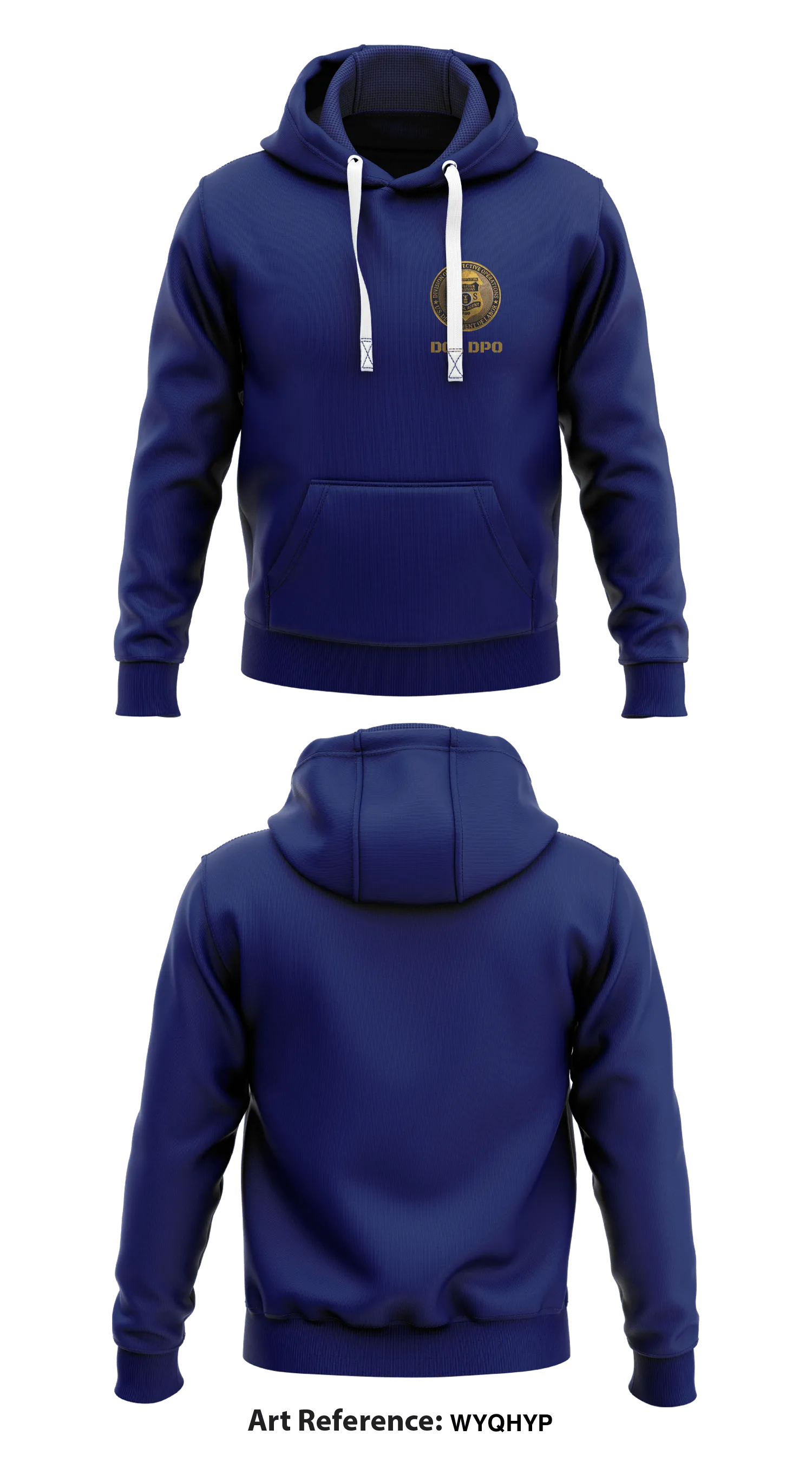Division of Protective Operations  Core Men's Hooded Performance Sweatshirt - WYqhYp
