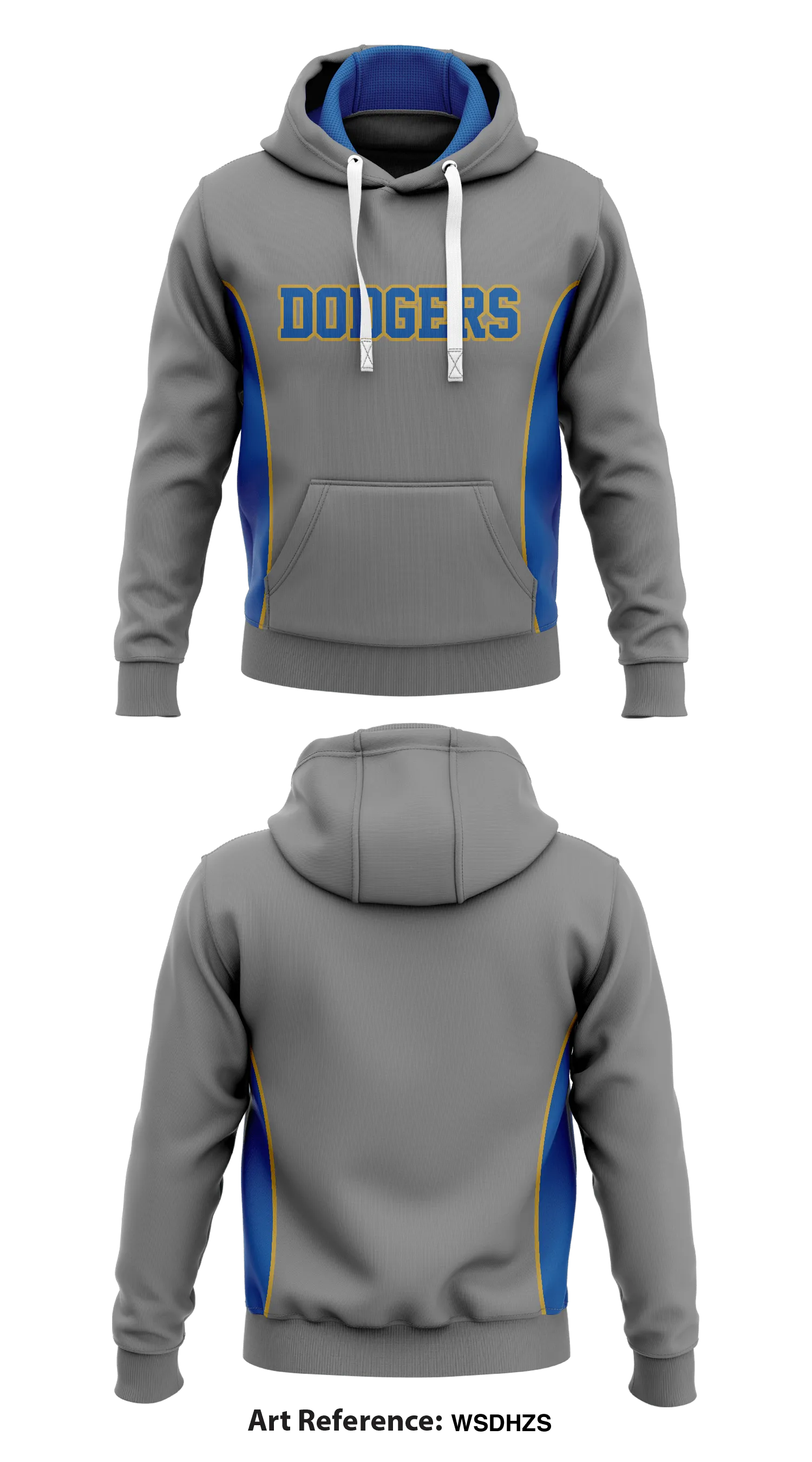 Dodgers Store 1  Core Men's Hooded Performance Sweatshirt - WSDHZS