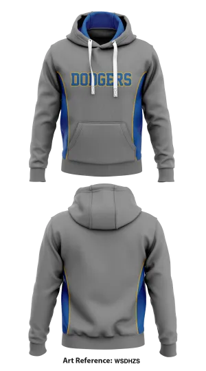 Dodgers Store 1  Core Men's Hooded Performance Sweatshirt - WSDHZS