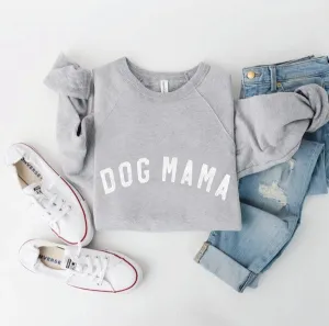 DOG MAMA Unisex Crewneck Pullover Sweatshirt