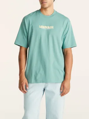 DRAGON FLY SLACKER TEE - OVERCAST BLUE