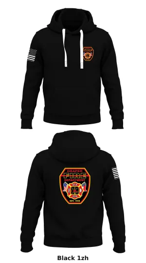 Draper Fire Dept Store 1  Core Men's Hooded Performance Sweatshirt - 1zh