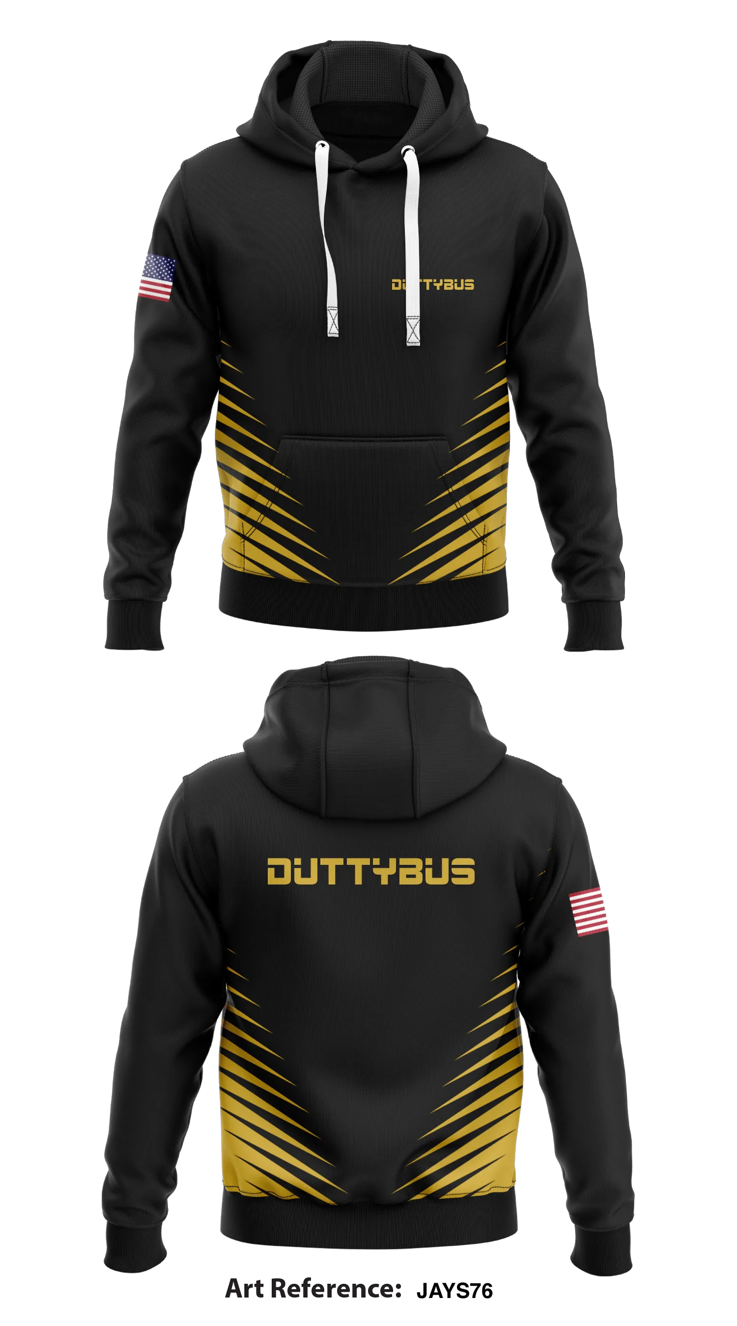 duttybus Store 1 Core Men's Hooded Performance Sweatshirt - Jays76