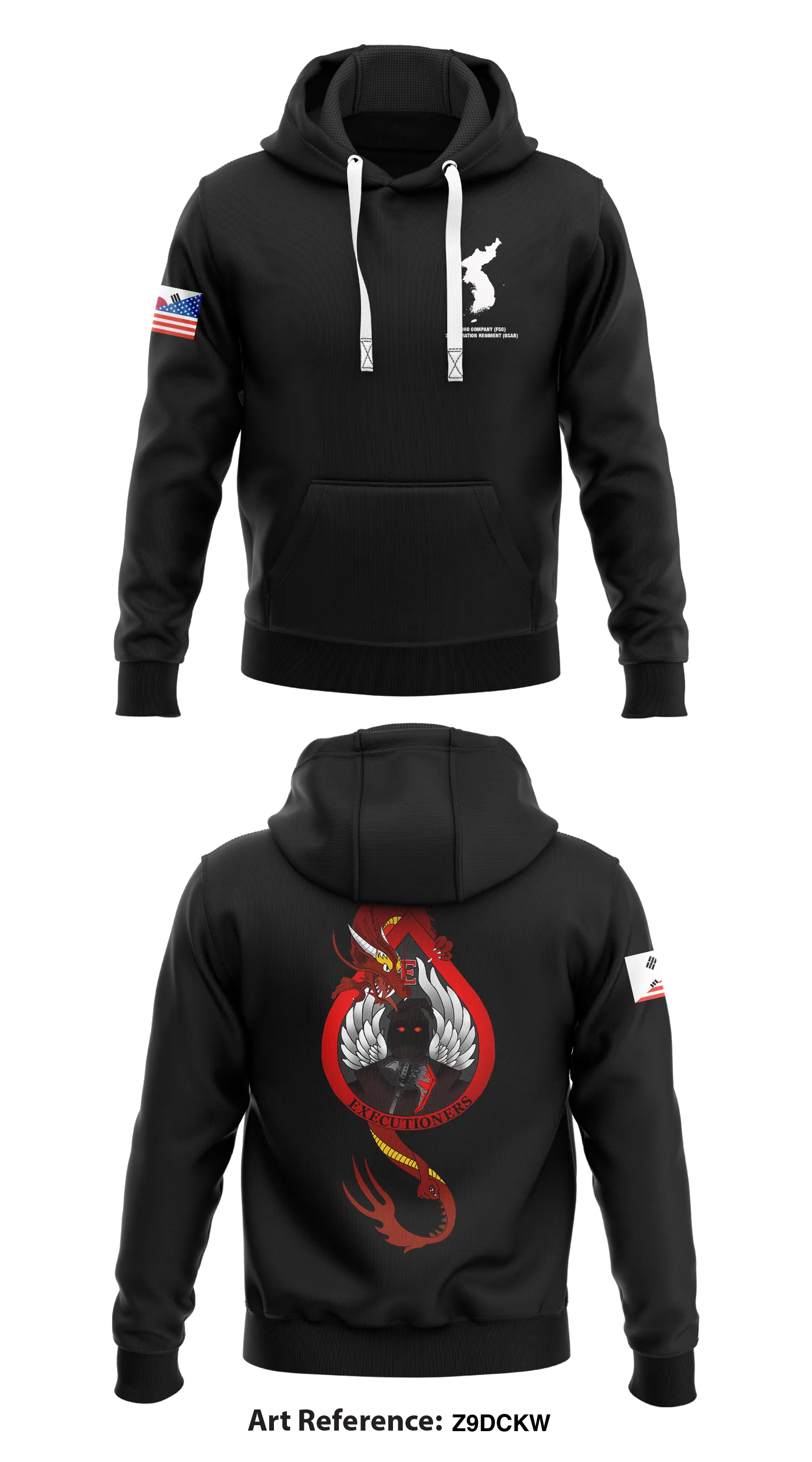 Echo Company (FSC), 3-2D Aviation Regiment (GSAB) Store 1  Core Men's Hooded Performance Sweatshirt - z9dckW
