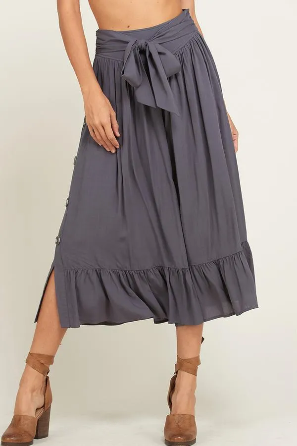 EDEN BUTTON SIDE PANT-