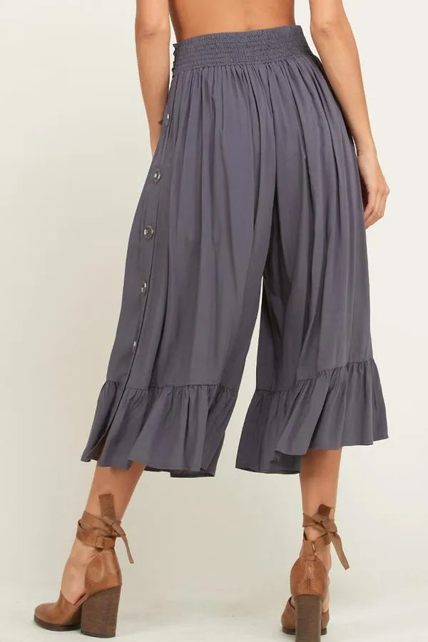 EDEN BUTTON SIDE PANT-