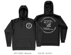 El Dorado Police Department Crisis Negotiation Team Core Men's Hooded Performance Sweatshirt - Mkwwj8