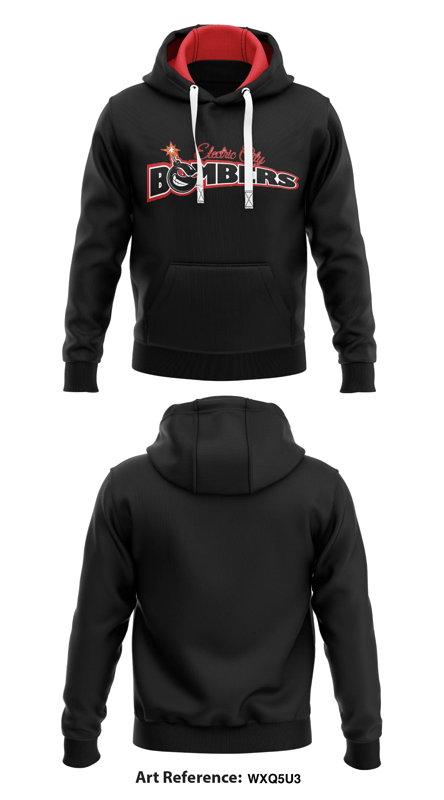 Electric City Bombers  Store 2  Core Men's Hooded Performance Sweatshirt - WxQ5u3