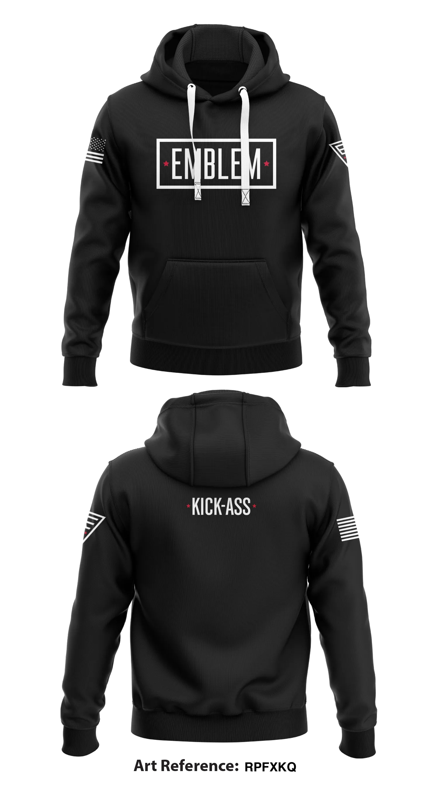 Emblem Athletic Team Store Core Men's Hooded Performance Sweatshirt - RPFXKQ