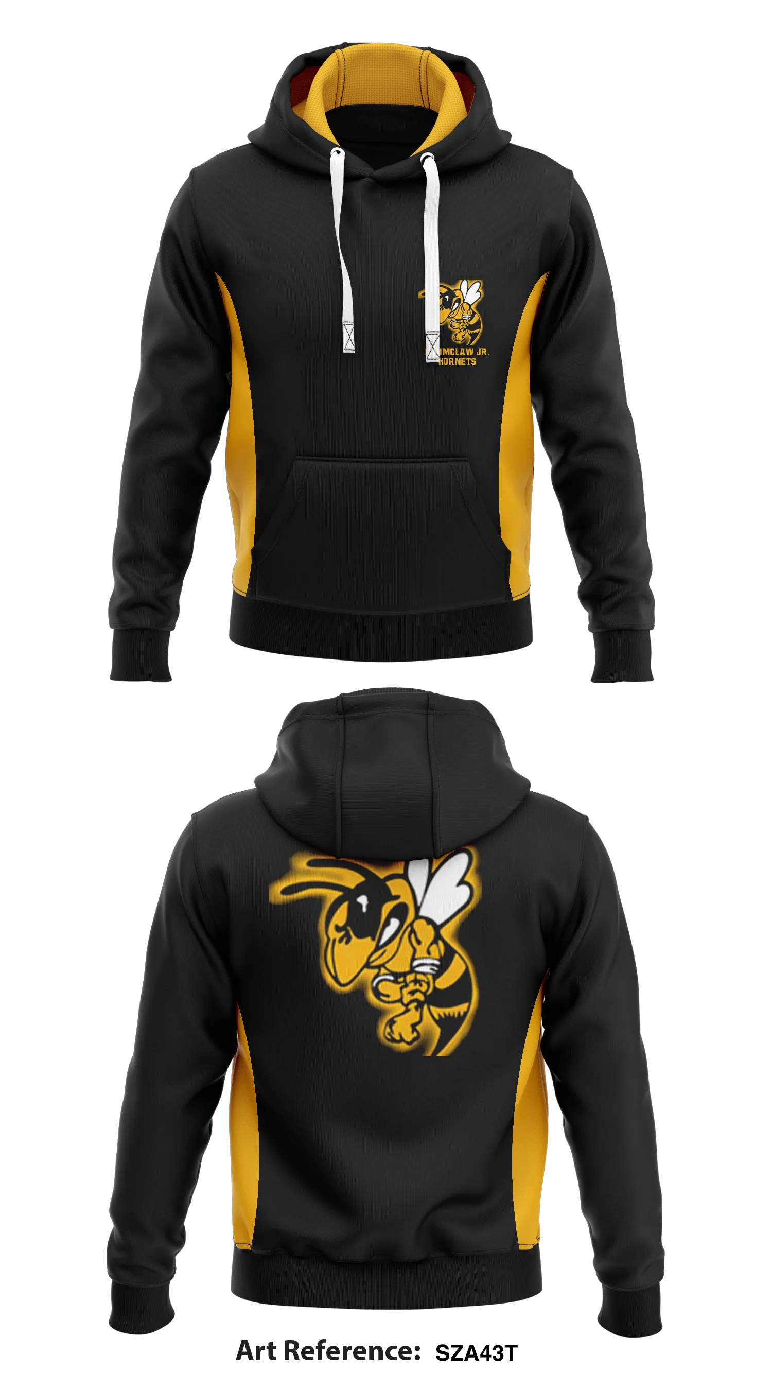 Enumclaw Jr. Hornets  Core Men's Hooded Performance Sweatshirt - SzA43T