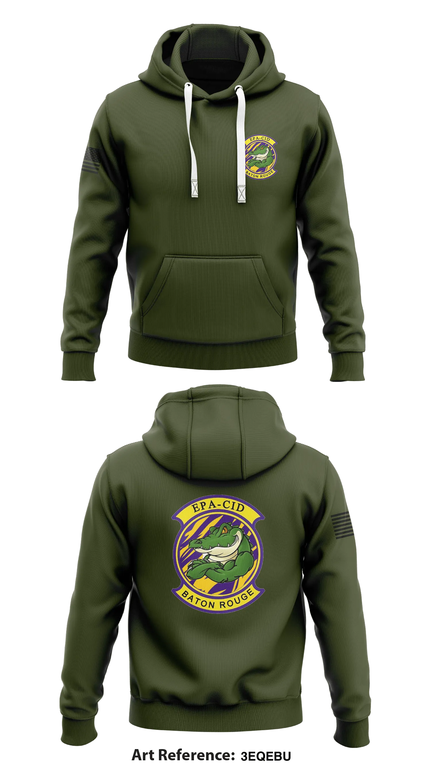 EPA-CID BATON ROUGE RESIDENT OFFICE Store 1  Core Men's Hooded Performance Sweatshirt - 3EQEBu