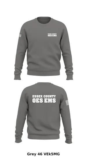 Essex County OES EMS Store 1 Core Men's Crewneck Performance Sweatshirt - VEk5MG
