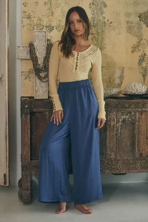 Ettie pants - Steal Blue