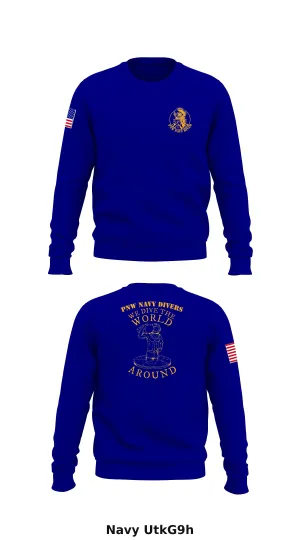 Everett Dive Locker Store 1 Core Men's Crewneck Performance Sweatshirt - UtkG9h