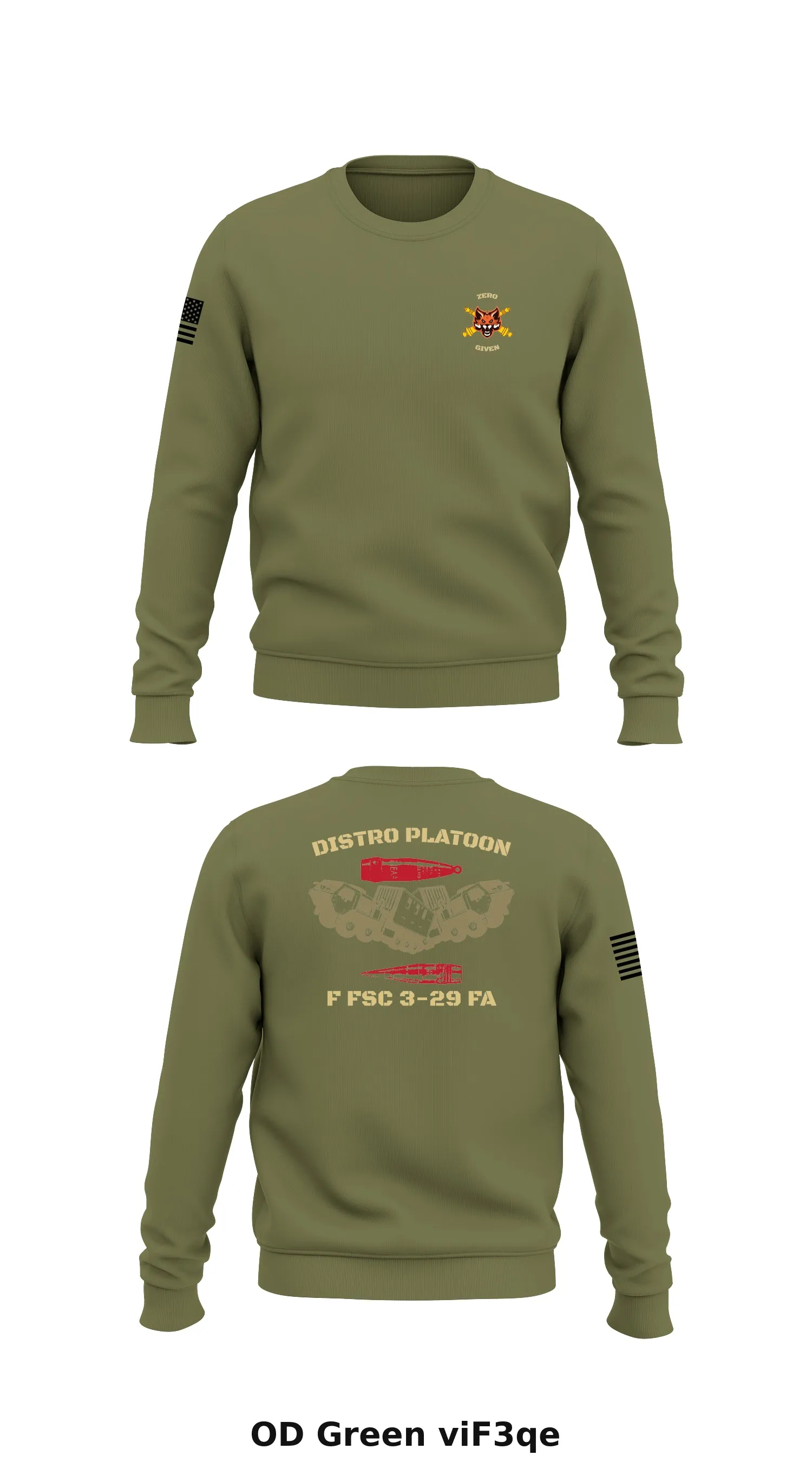F Sfc 3-29, 4th ID  Store 1 Core Men's Crewneck Performance Sweatshirt - viF3qe
