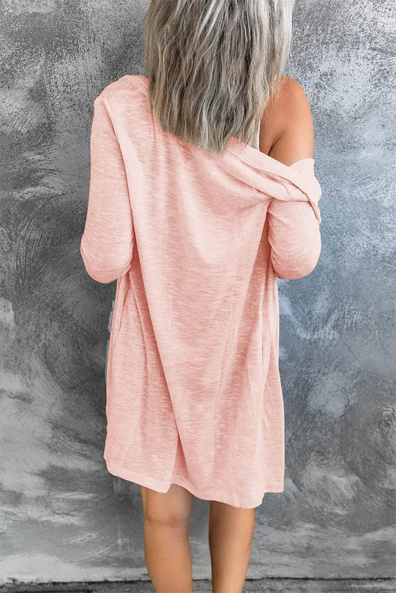 Fashion Solid Buttons O Neck Tops(9 Colors)