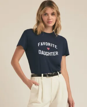 Favorite Daughter Tee Navy