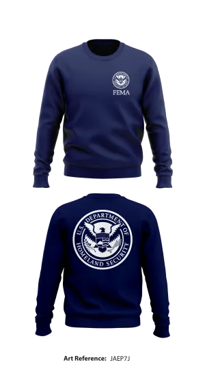FEMA Region 1 Operations Store 1 Core Men's Crewneck Performance Sweatshirt - JAEP7J