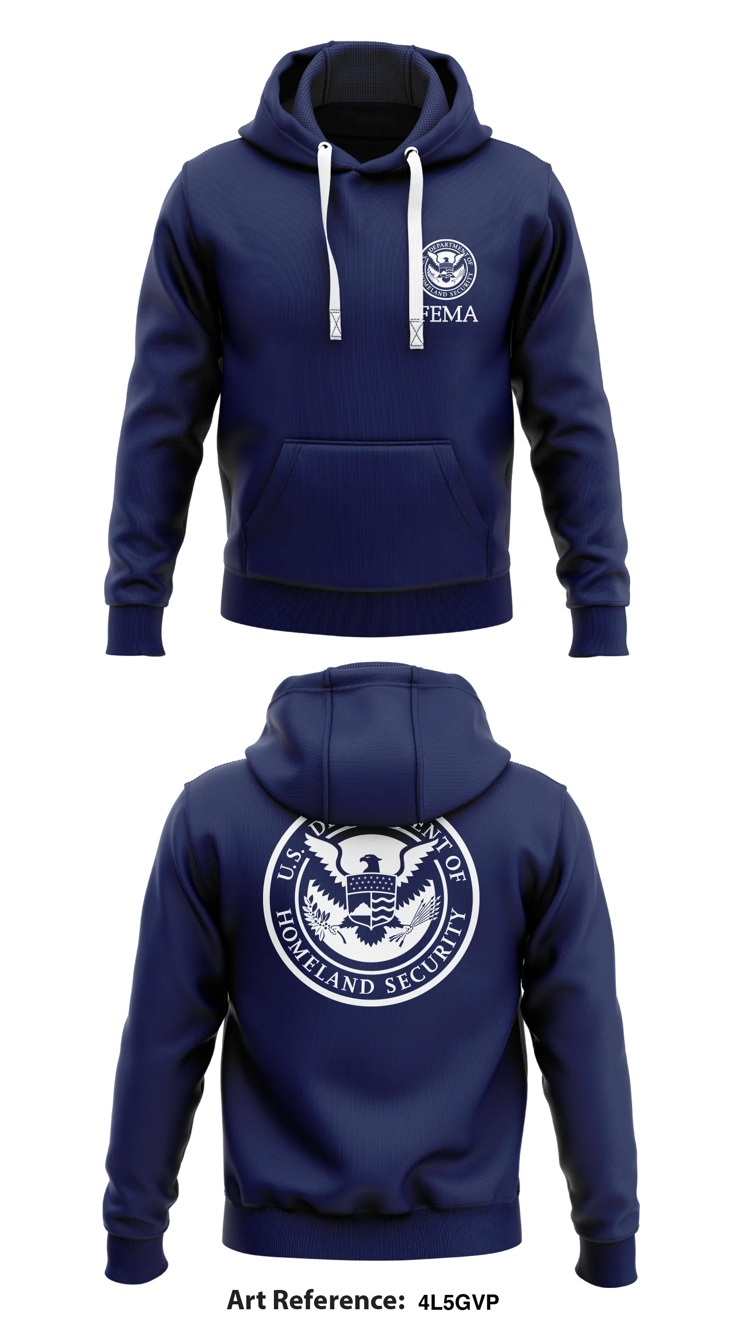 FEMA Region 1 Operations Store 1  Core Men's Hooded Performance Sweatshirt - 4L5GVP