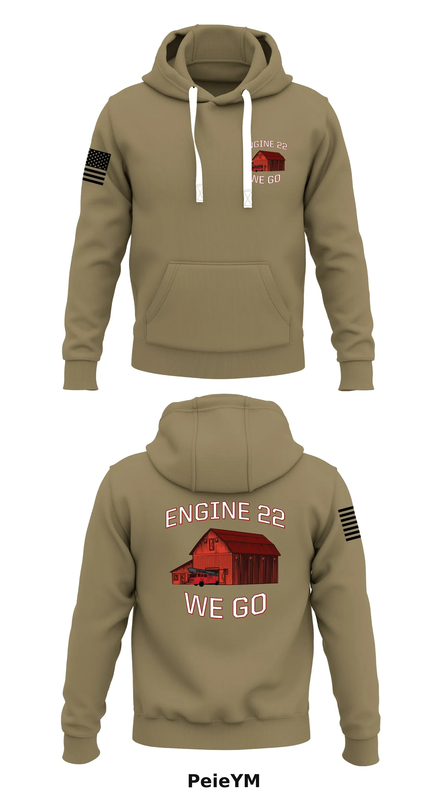 Firecook179 Store 1  Core Men's Hooded Performance Sweatshirt - PeieYM