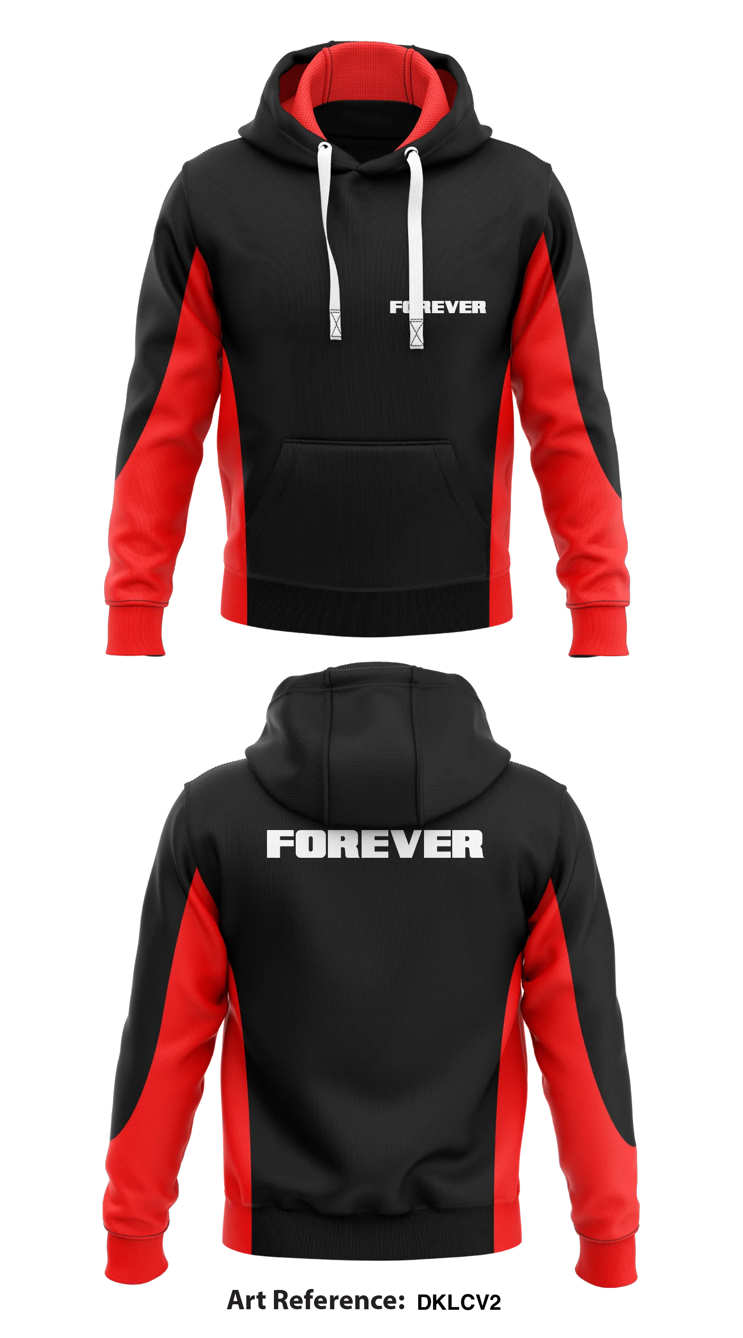 Forever Store 1 Core Men's Hooded Performance Sweatshirt - DKLCV2