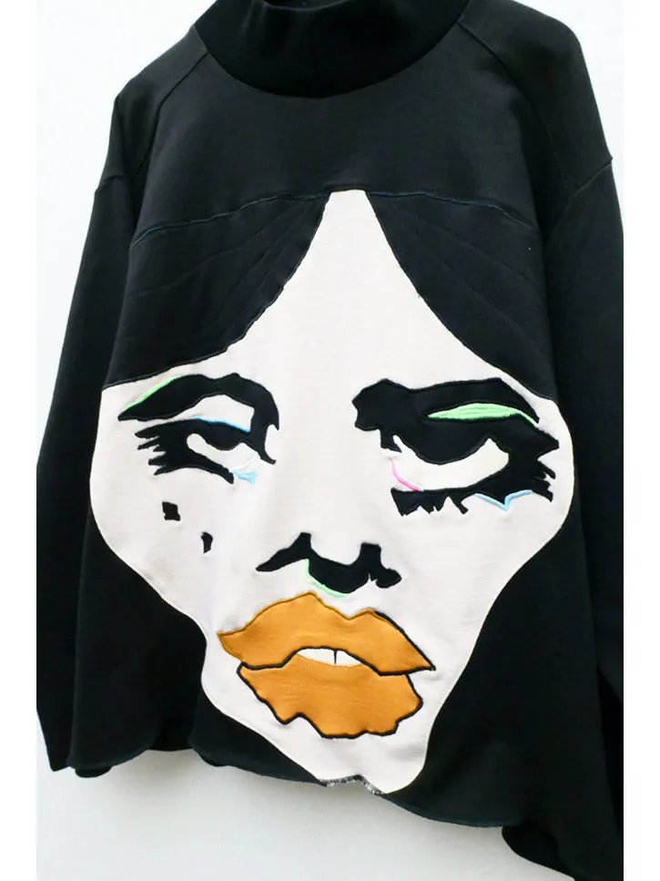 Francesca Longo Face Sweatshirt No. 4