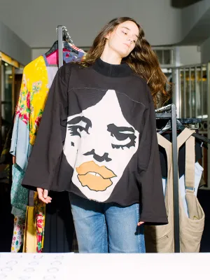 Francesca Longo Face Sweatshirt No. 4