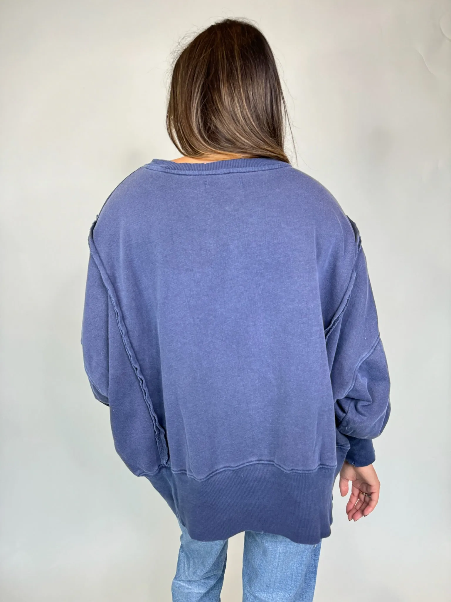 Free People Graphic Camden Navy Combo 13