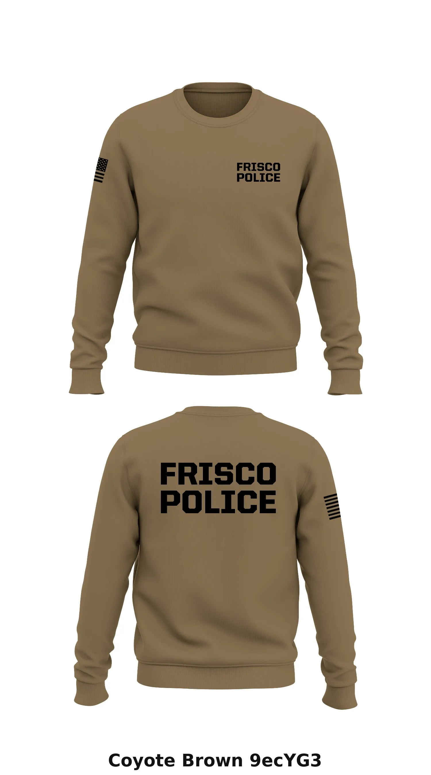 Frisco Police Store 1 Core Men's Crewneck Performance Sweatshirt - 9ecYG3