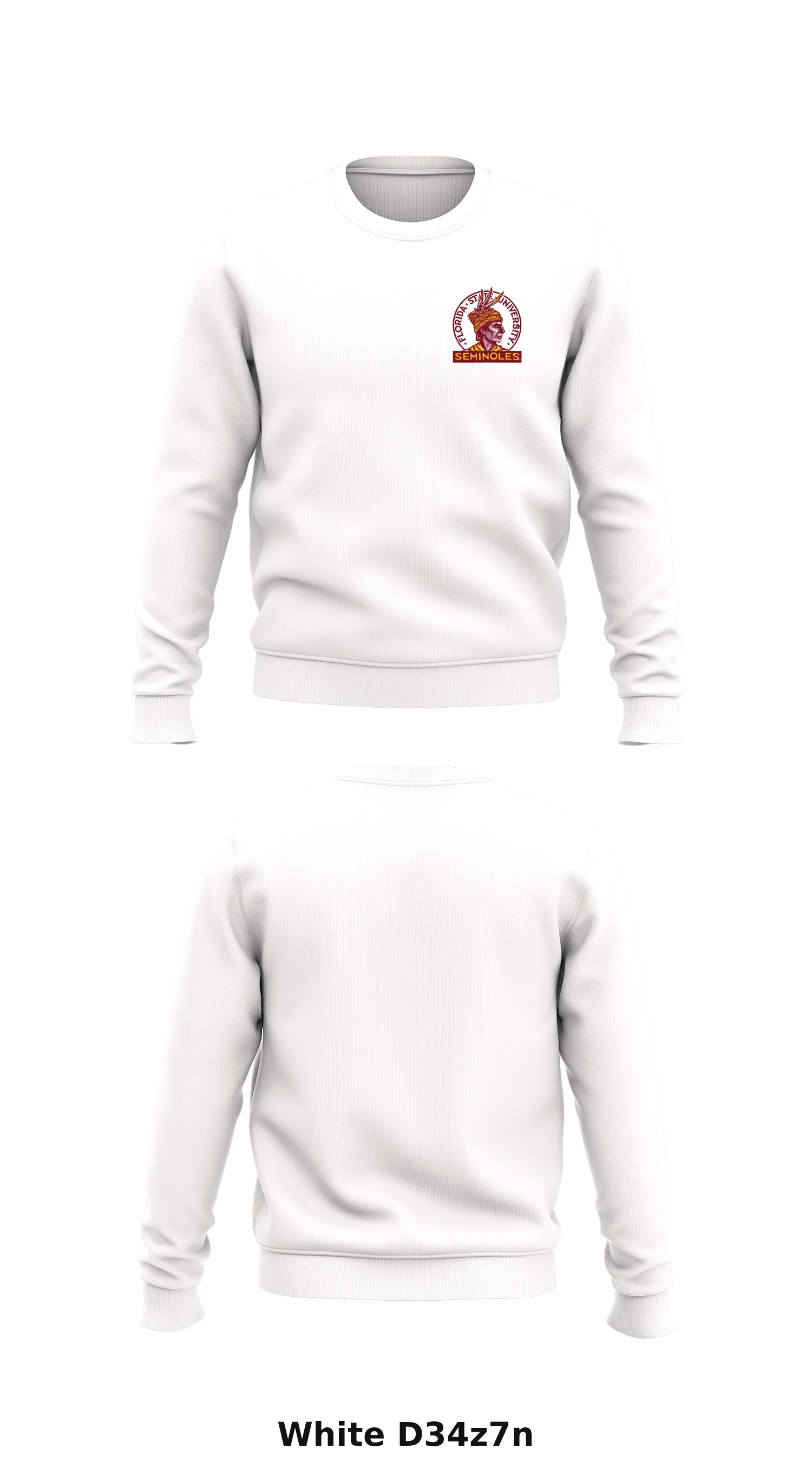 FSU Army ROTC, Seminole BN, 6th B Store 1 Core Men's Crewneck Performance Sweatshirt - D34z7n