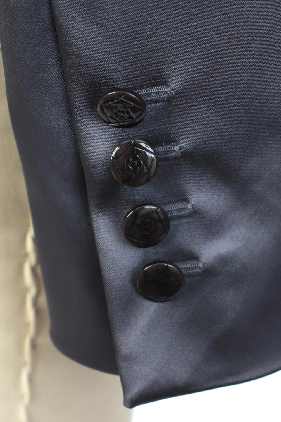 Galliano Satin Belted Blazer*