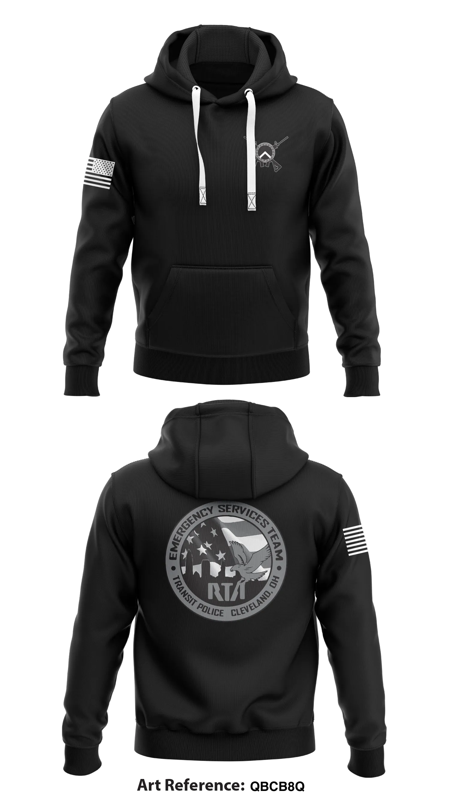 GCRTA Emergency Service Team (EST) Store 1  Core Men's Hooded Performance Sweatshirt - qBCb8Q