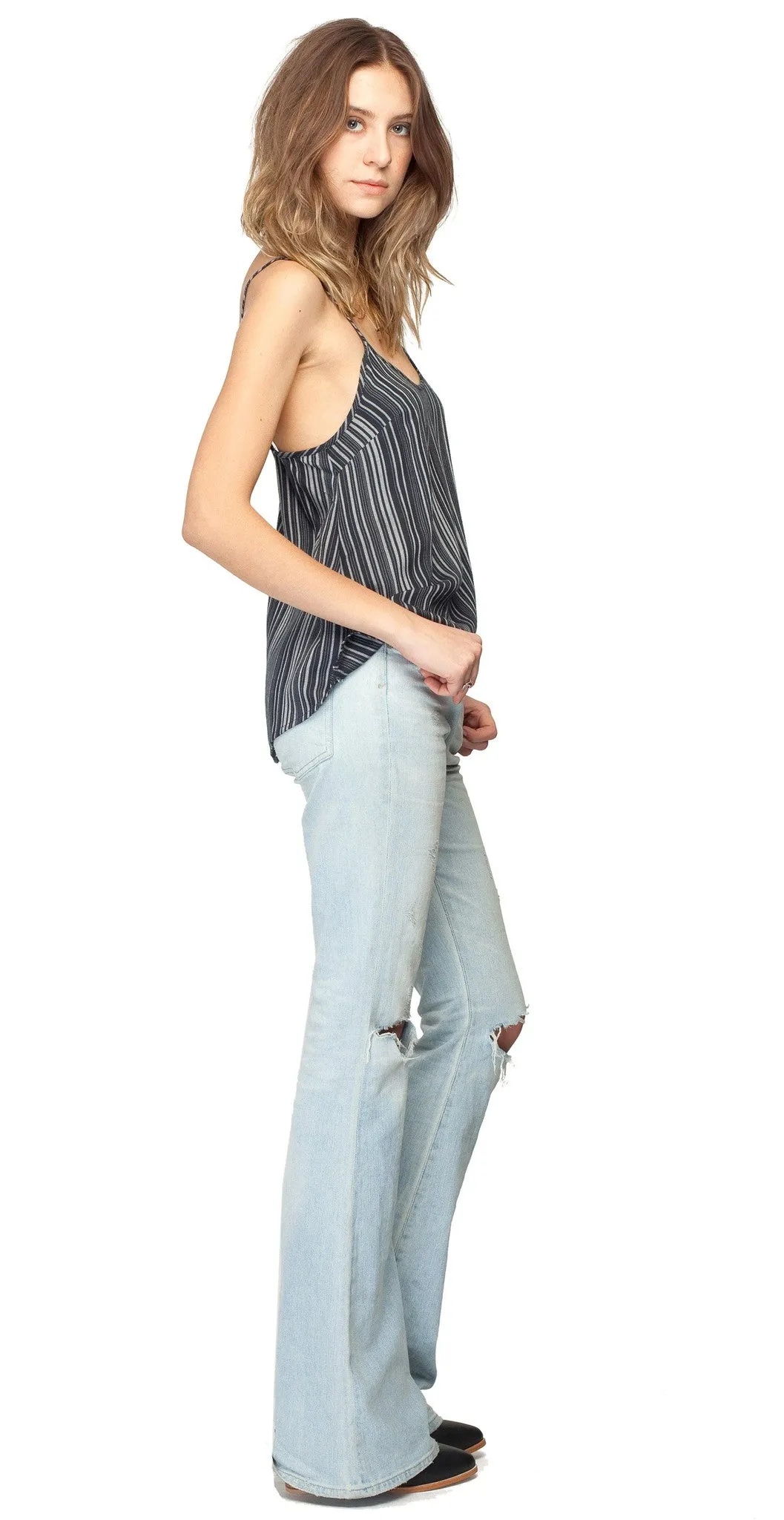 Gentle Fawn Mills Tank | Carbon Stripe