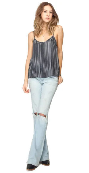 Gentle Fawn Mills Tank | Carbon Stripe