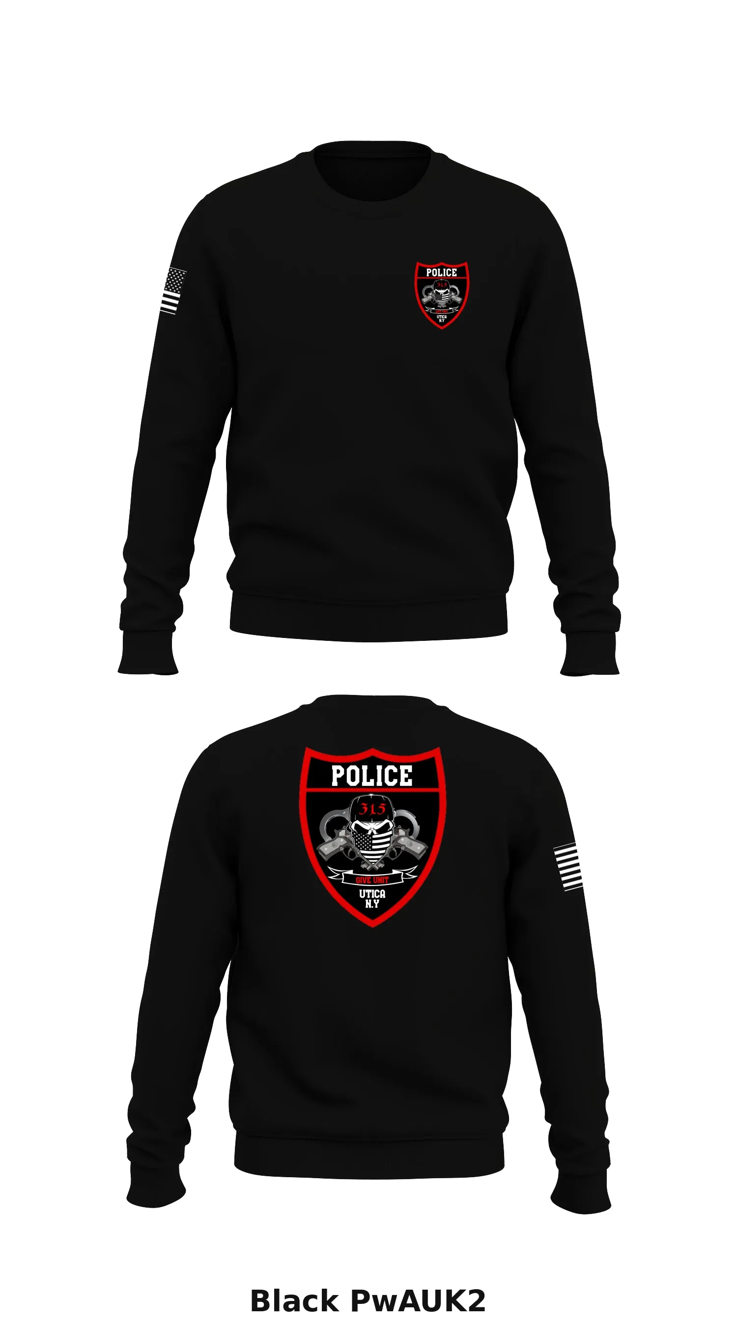 GIVE Unit Store 1 Core Men's Crewneck Performance Sweatshirt - PwAUK2