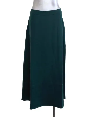 Green Satin Skirt