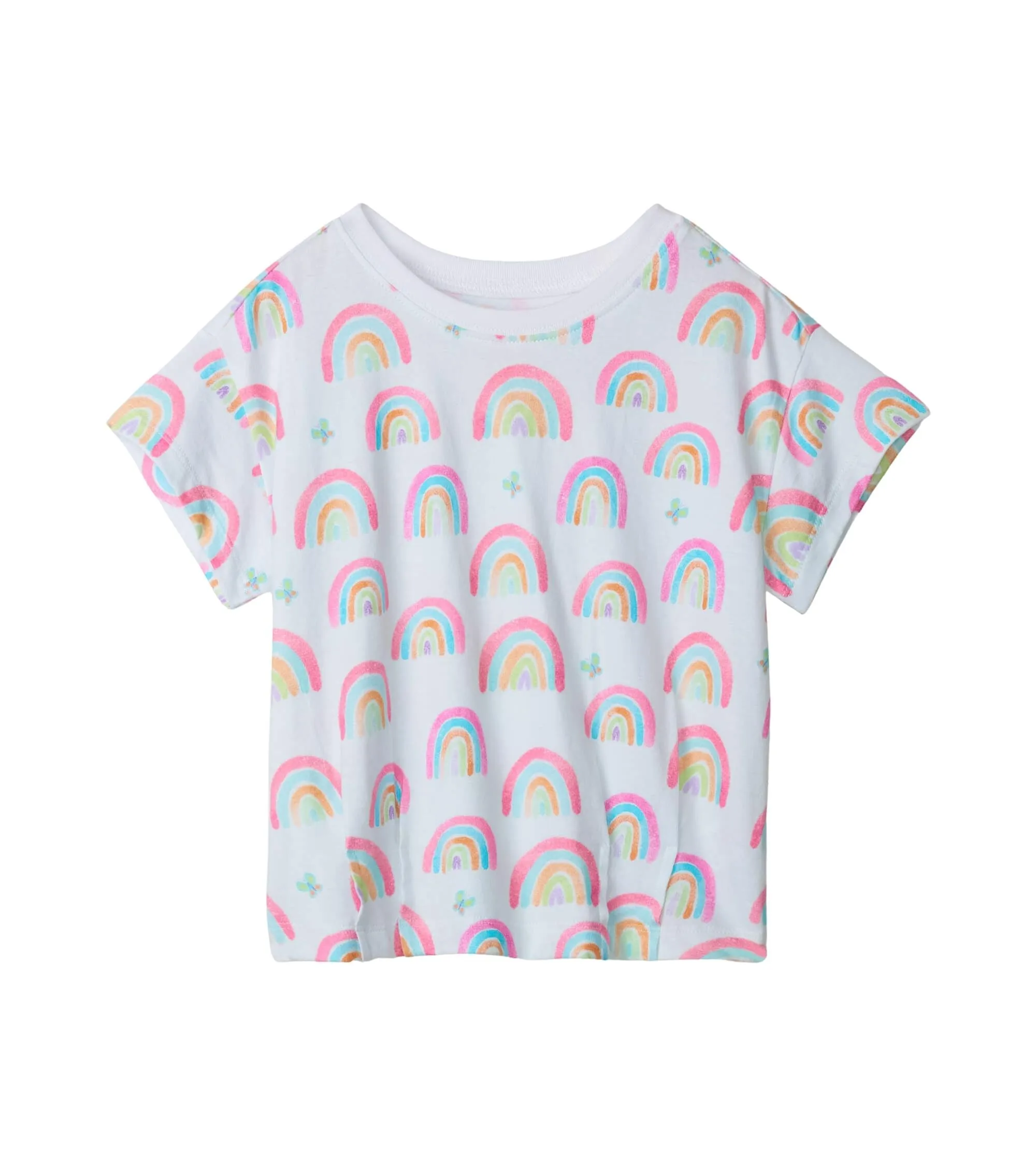 Hatley Pleated Slouchy Tee - Pretty Rainbows