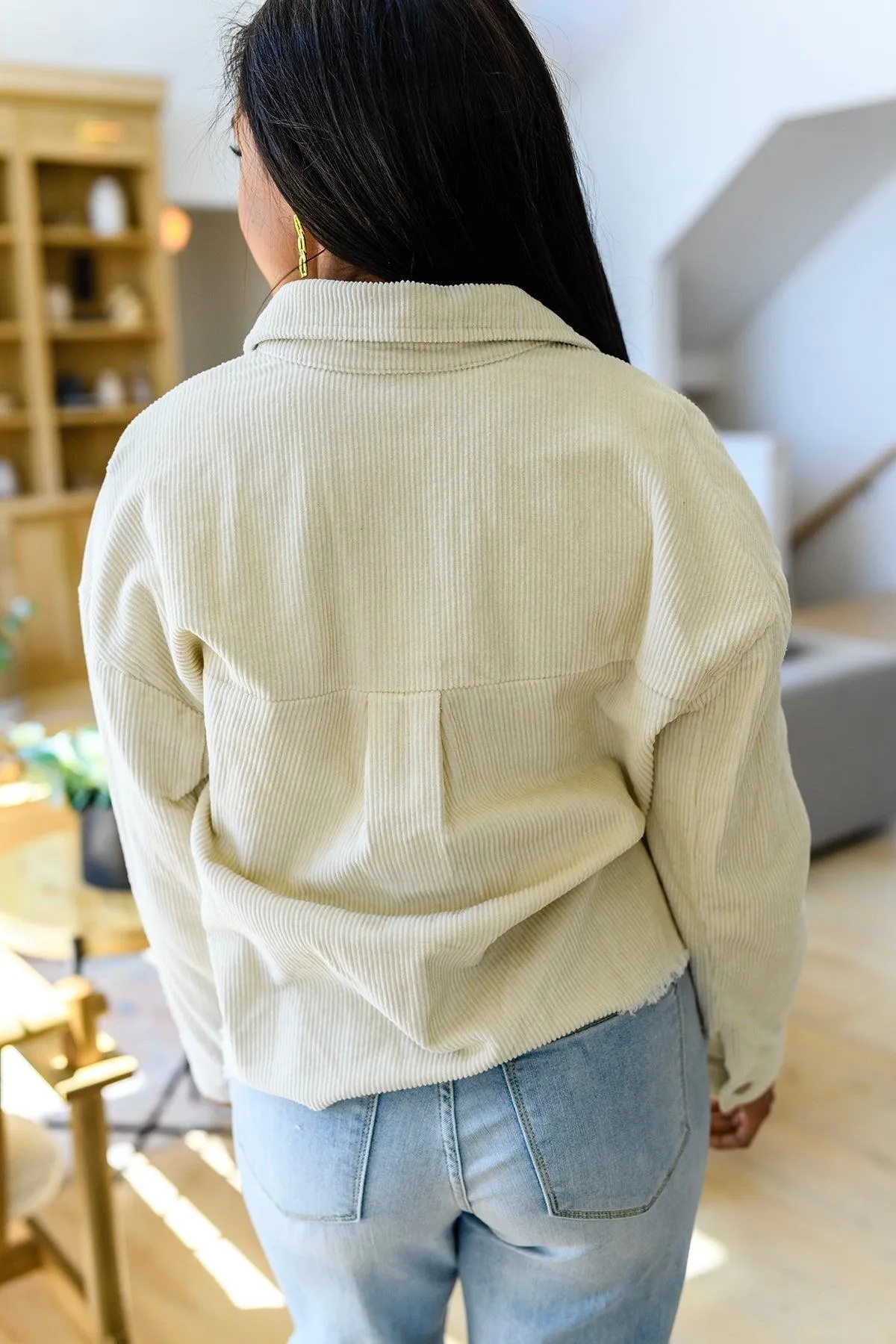 Hazel Blues® |  Invested in You Corduroy Shacket