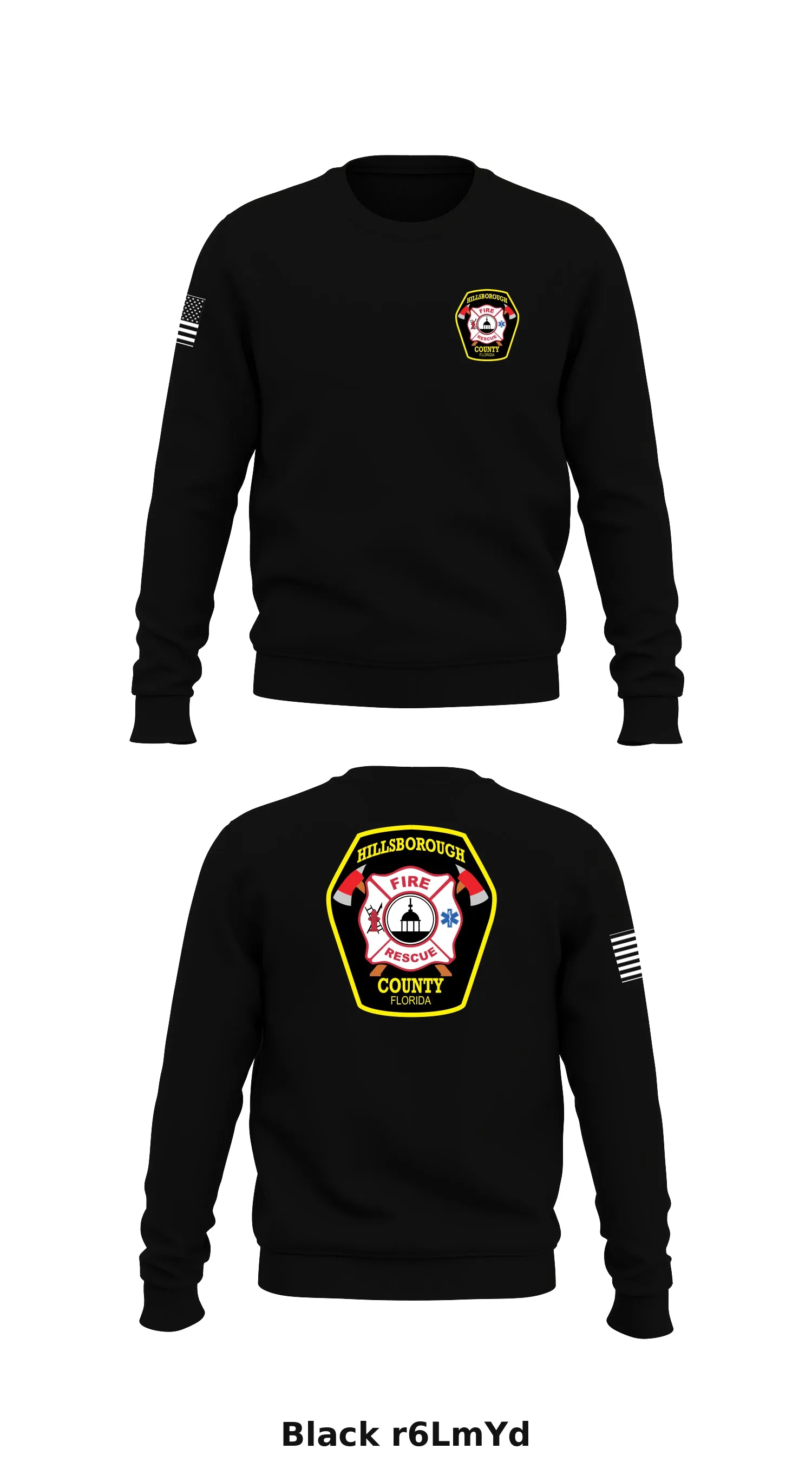 HCFR Station 15 Store 1 Core Men's Crewneck Performance Sweatshirt - r6LmYd